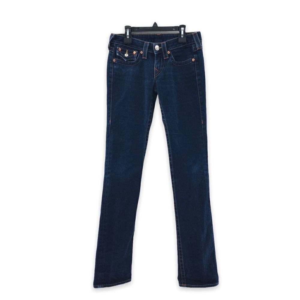 True Religion Billy Straight Leg 27 Dark Blue‎